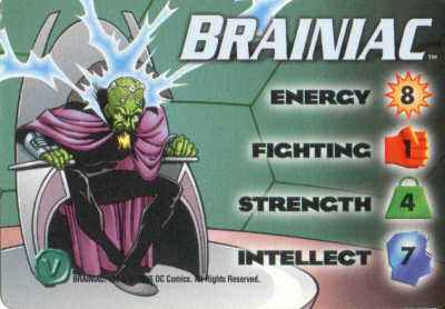 Brainiac 4-Grid Character Card